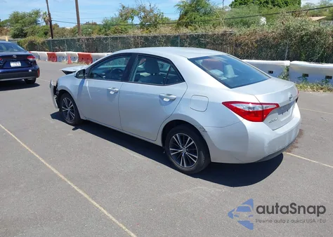 2016 Toyota Corolla Le из США, поврежденный, VIN 5YFBURHE2GP525658